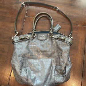 Coach snakeskin leather purse